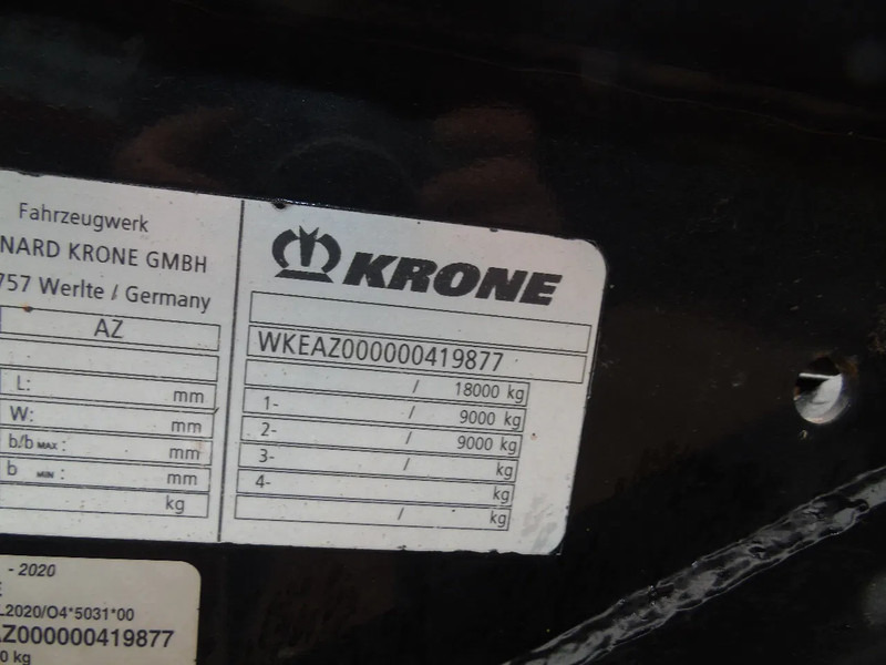 Krone 2 AXLE BPW + BDF SYSTEM - Container transporter/ Swap body trailer: picture 4 Krone 2 AXLE BPW + BDF SYSTEM - Container transporter/ Swap body trailer: picture 4