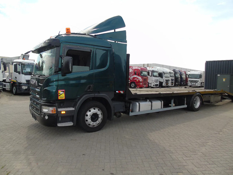 Scania P 270 + manual + hydrolic ramps + WINCH - Car transporter truck: picture 2 Scania P 270 + manual + hydrolic ramps + WINCH - Car transporter truck: picture 2