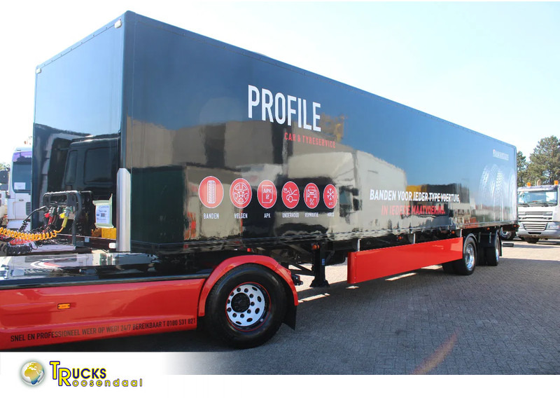 Tracon 2x alu axle + lift - Closed box semi-trailer: picture 1 Tracon 2x alu axle + lift - Closed box semi-trailer: picture 1