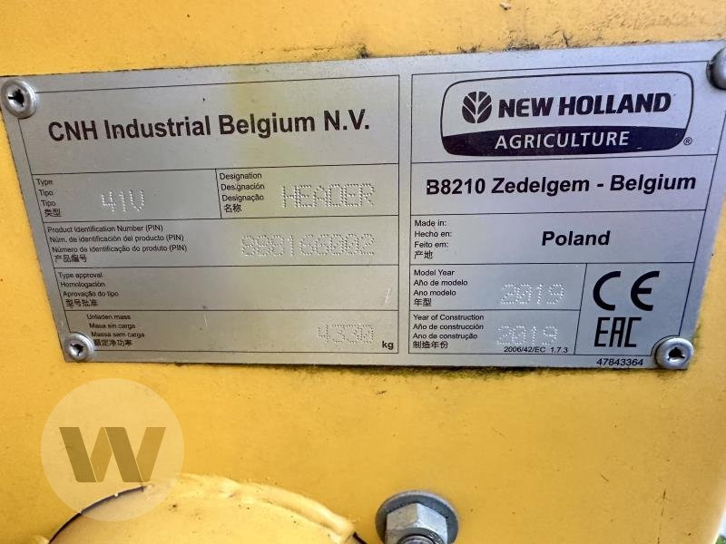 Leasing of New Holland Schneidwerk 40 GHVF New Holland Schneidwerk 40 GHVF: picture 11