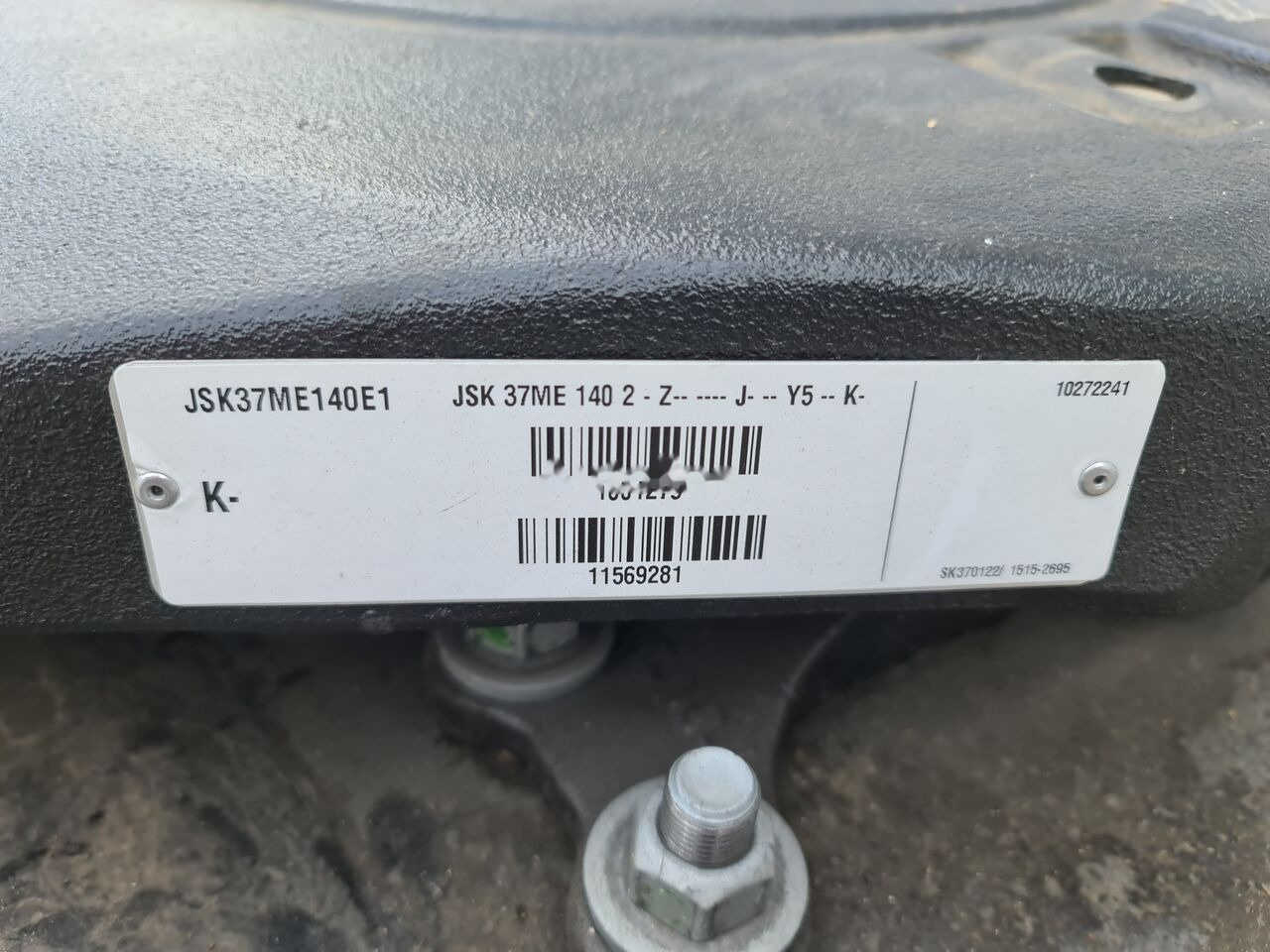 DAF MAN SCANIA VOLVO RENAULT IVECO FIFTH WHEEL / Jost JSK37ME140E1 JSK 37ME 140 MP 0815- 74 / WORLDWIDE DELIVERY - Fifth wheel coupling for Truck: picture 5 DAF MAN SCANIA VOLVO RENAULT IVECO FIFTH WHEEL / Jost JSK37ME140E1 JSK 37ME 140 MP 0815- 74 / WORLDWIDE DELIVERY - Fifth wheel coupling for Truck: picture 5