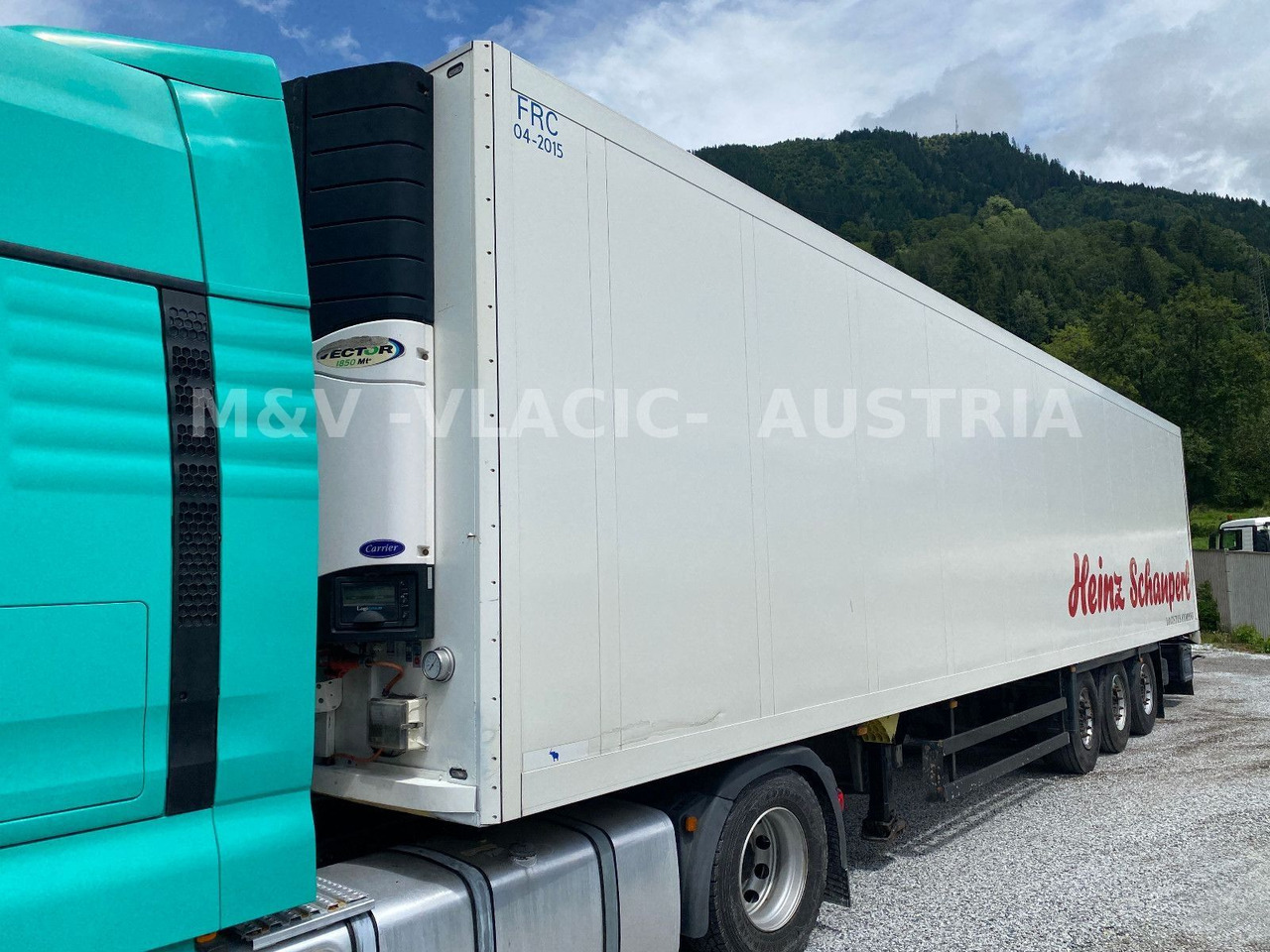 Schmitz Cargobull Kühlkoffer / Carrier 1850 - Refrigerated semi-trailer: picture 1 Schmitz Cargobull Kühlkoffer / Carrier 1850 - Refrigerated semi-trailer: picture 1