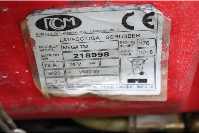 RCM Mega 732 - Scrubber dryer: picture 3 RCM Mega 732 - Scrubber dryer: picture 3