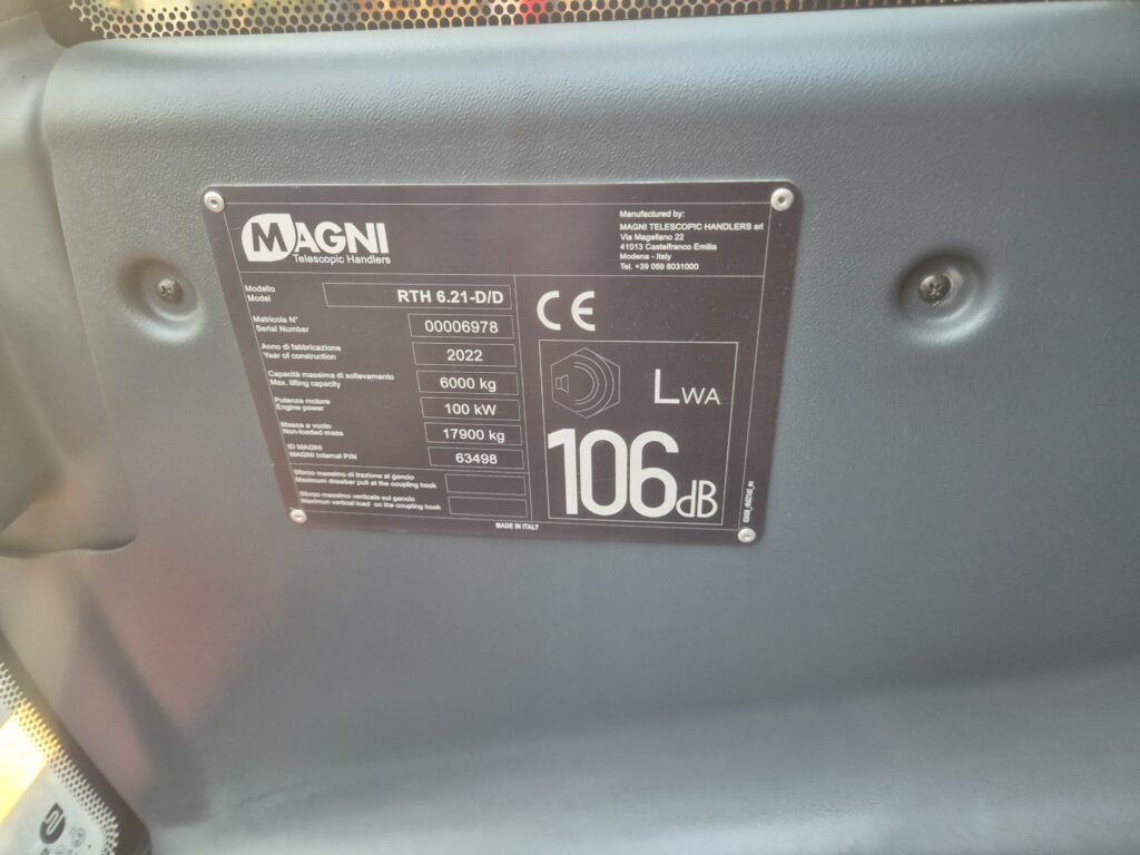 Telescopic handler MAGNI RTH 6.21 – D/D: picture 17