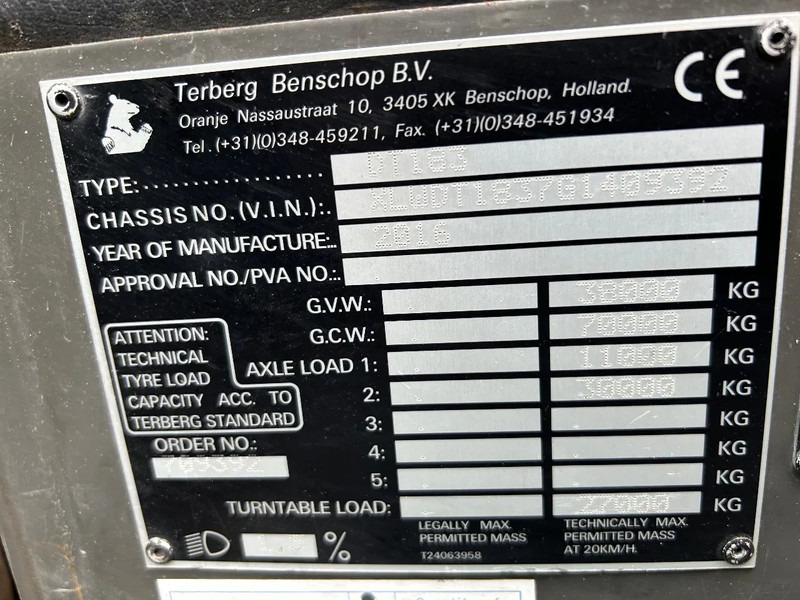 Terminal tractor Terberg DT 183 | DISTRIBUTION TERMINAL | 8949 HOURS !!!! | LOW STEPS: picture 16 Terminal tractor Terberg DT 183 | DISTRIBUTION TERMINAL | 8949 HOURS !!!! | LOW STEPS: picture 16