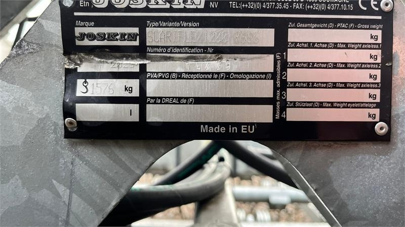 Joskin SCARIFLEX 1200 R6S6 12m bredstrigle med 6rækker tæ - Harrow: picture 5 Joskin SCARIFLEX 1200 R6S6 12m bredstrigle med 6rækker tæ - Harrow: picture 5