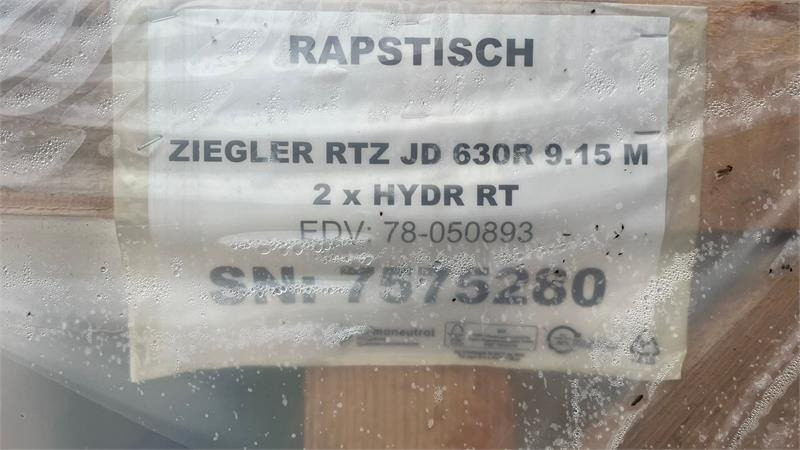 Ziegler Raps fortssats, Raps bord ,rapeseed harvesting equ - Harvester attachment: picture 2 Ziegler Raps fortssats, Raps bord ,rapeseed harvesting equ - Harvester attachment: picture 2