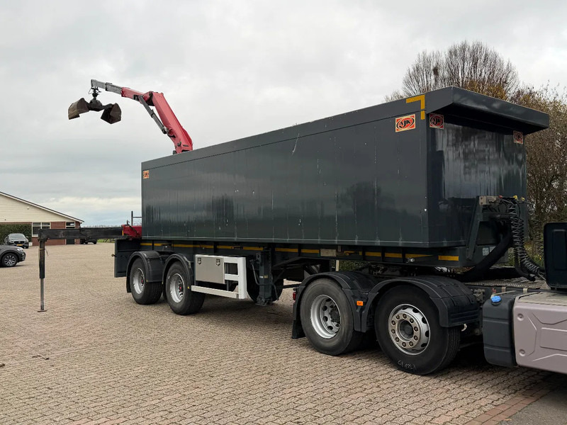 AJK KRAANTRAILER MET RADIO REMOTE VOOR ZAND!! - Tipper semi-trailer: picture 3 AJK KRAANTRAILER MET RADIO REMOTE VOOR ZAND!! - Tipper semi-trailer: picture 3
