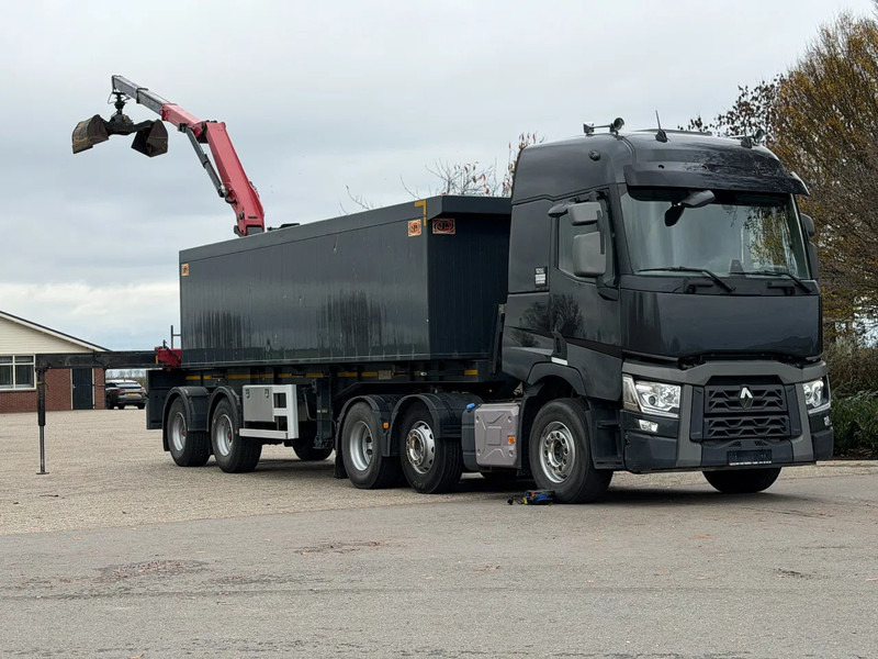 AJK KRAANTRAILER MET RADIO REMOTE VOOR ZAND!! - Tipper semi-trailer: picture 1 AJK KRAANTRAILER MET RADIO REMOTE VOOR ZAND!! - Tipper semi-trailer: picture 1