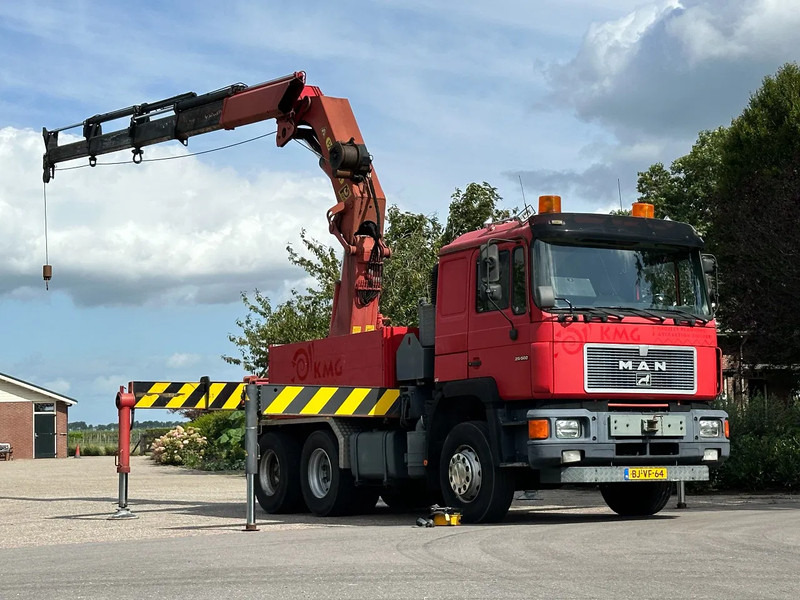 MAN F16 25.502 V10 PALFINGER PK52000 52TM CRANE/GRUE/WINCH!! ELECTRO PACK!!6x4!! - Crane truck: picture 1 MAN F16 25.502 V10 PALFINGER PK52000 52TM CRANE/GRUE/WINCH!! ELECTRO PACK!!6x4!! - Crane truck: picture 1