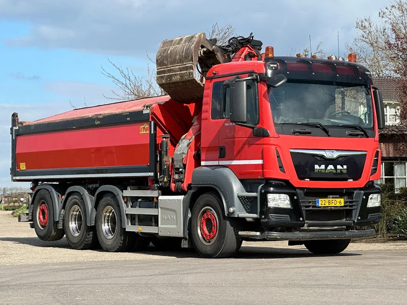 MAN TGS 35.400 8X4 TRIPLE!! EURO6!! Z-KRAAN/KIPPER!!TOP!! - Tipper, Crane truck: picture 2 MAN TGS 35.400 8X4 TRIPLE!! EURO6!! Z-KRAAN/KIPPER!!TOP!! - Tipper, Crane truck: picture 2