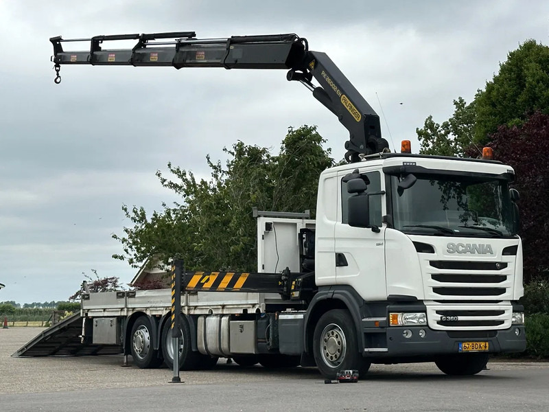 Scania G360 EURO6!!KRAAN/KRAN/MACHINE/MASCHINE/RAMPEN!!TRANSPORTER!LIER/WINCH!! - Car transporter truck, Crane truck: picture 1 Scania G360 EURO6!!KRAAN/KRAN/MACHINE/MASCHINE/RAMPEN!!TRANSPORTER!LIER/WINCH!! - Car transporter truck, Crane truck: picture 1