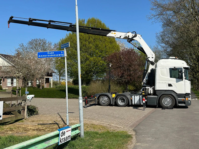 Scania R450 6x2 !!TRACTOR!!!CRANE/GRUE/HMF 50TM!!TOP!EURO6!! - Tractor unit: picture 4 Scania R450 6x2 !!TRACTOR!!!CRANE/GRUE/HMF 50TM!!TOP!EURO6!! - Tractor unit: picture 4