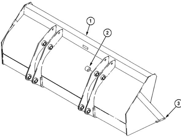 Case 141793A1 - 310570A1 - Loader bucket: picture 2 Case 141793A1 - 310570A1 - Loader bucket: picture 2