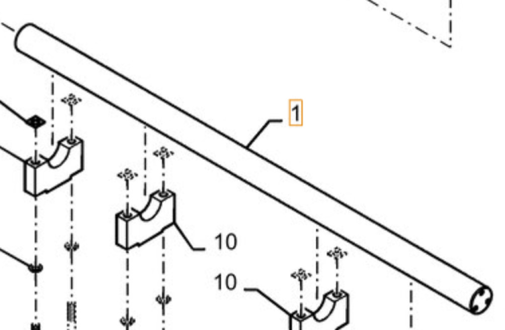 Case 84557681 - Drive shaft for Construction machinery: picture 1 Case 84557681 - Drive shaft for Construction machinery: picture 1