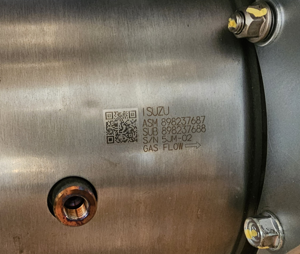 Case KTH14280 - Muffler for Construction machinery: picture 2 Case KTH14280 - Muffler for Construction machinery: picture 2