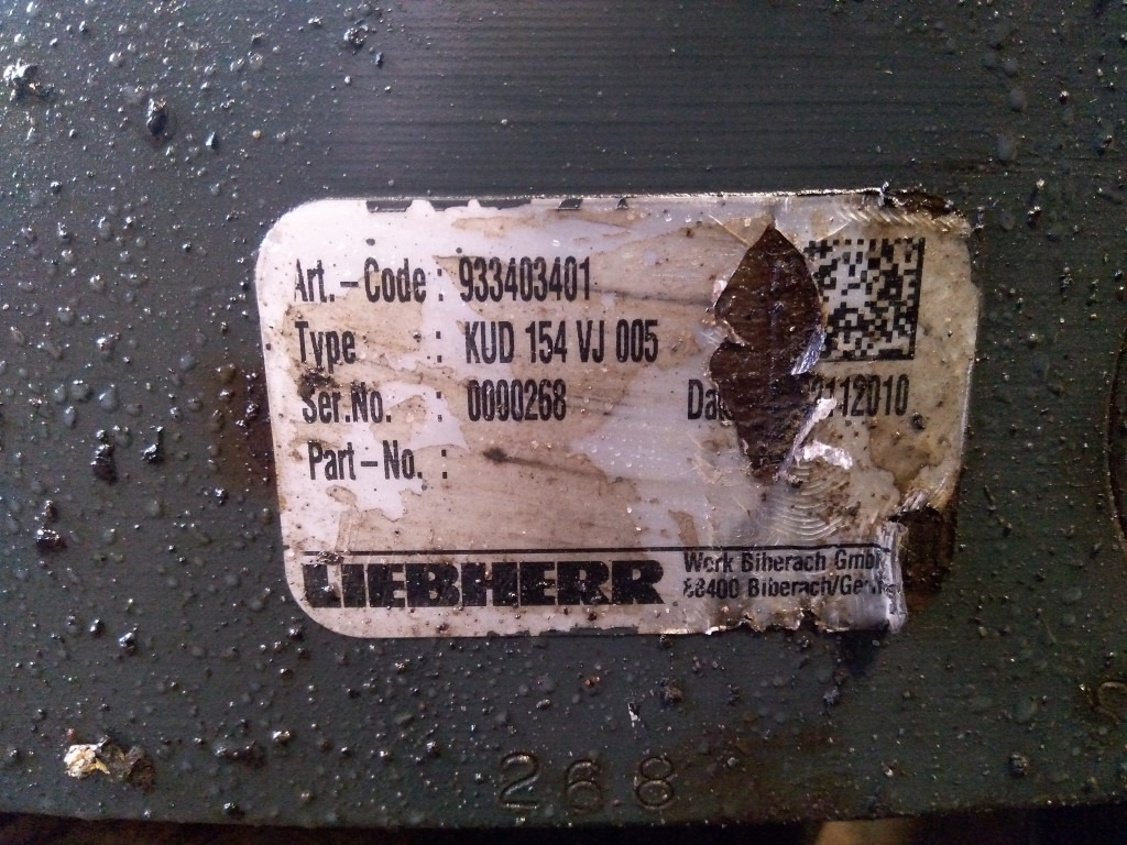 Liebherr 933403401 - Slewing ring for Construction machinery: picture 2 Liebherr 933403401 - Slewing ring for Construction machinery: picture 2