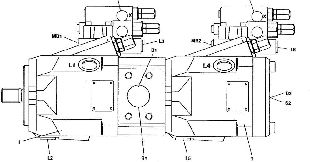 New Holland 2186989 - 8485368 - Hydraulic pump for Construction machinery: picture 1 New Holland 2186989 - 8485368 - Hydraulic pump for Construction machinery: picture 1