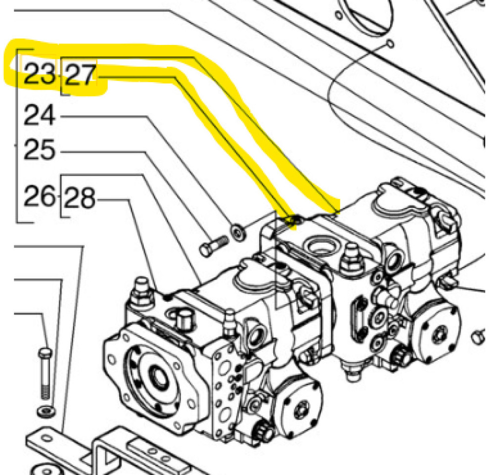 New Holland 84394760 - Hydraulic pump for Construction machinery: picture 1 New Holland 84394760 - Hydraulic pump for Construction machinery: picture 1