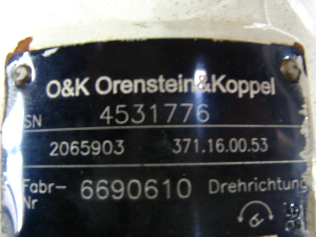 O&K 2065903 - - Swing motor for Construction machinery: picture 2 O&K 2065903 - - Swing motor for Construction machinery: picture 2