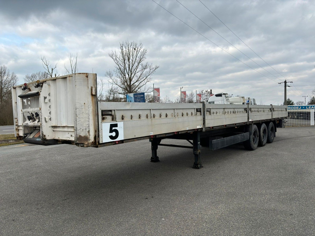 Krone SD P - Dropside/ Flatbed semi-trailer: picture 1 Krone SD P - Dropside/ Flatbed semi-trailer: picture 1