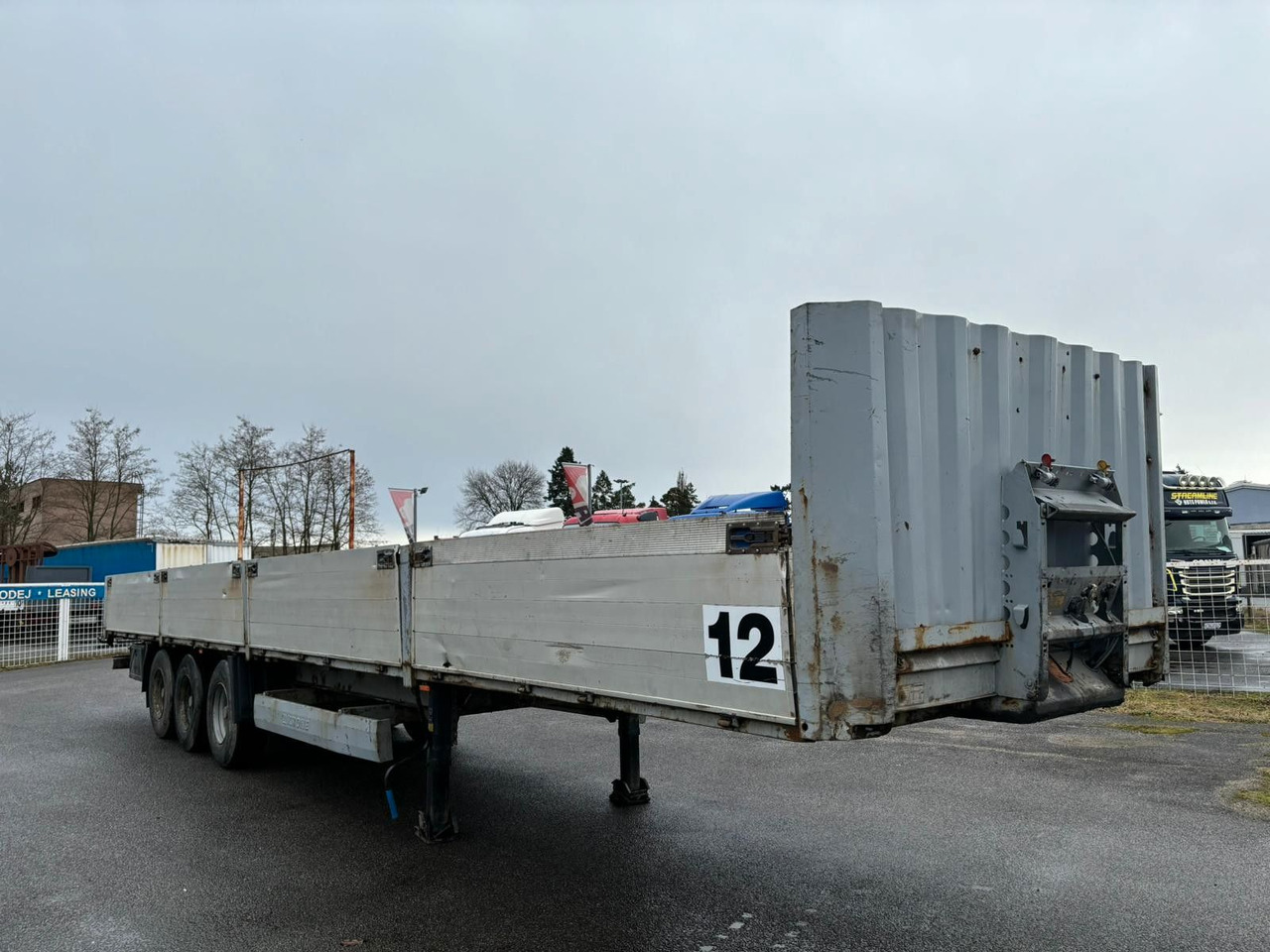 Krone SD P - Dropside/ Flatbed semi-trailer: picture 2 Krone SD P - Dropside/ Flatbed semi-trailer: picture 2