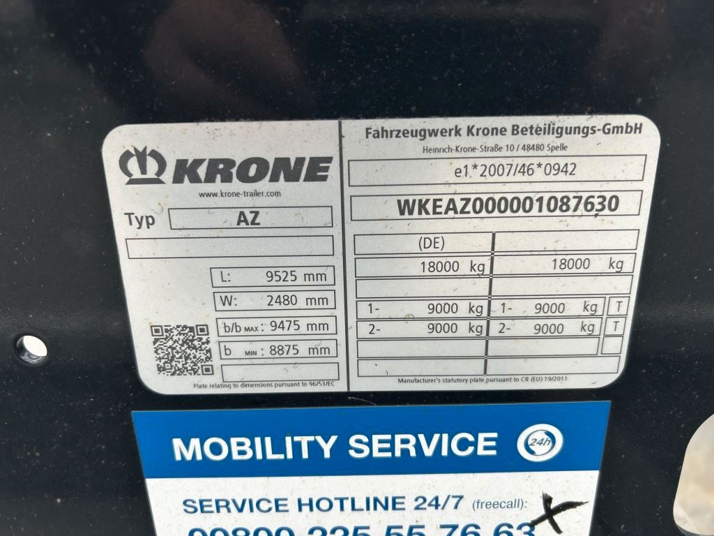 Krone 2 Achswechselfahrgestell, Typ: AZW 18 eL3B9 - Container transporter/ Swap body trailer: picture 4 Krone 2 Achswechselfahrgestell, Typ: AZW 18 eL3B9 - Container transporter/ Swap body trailer: picture 4