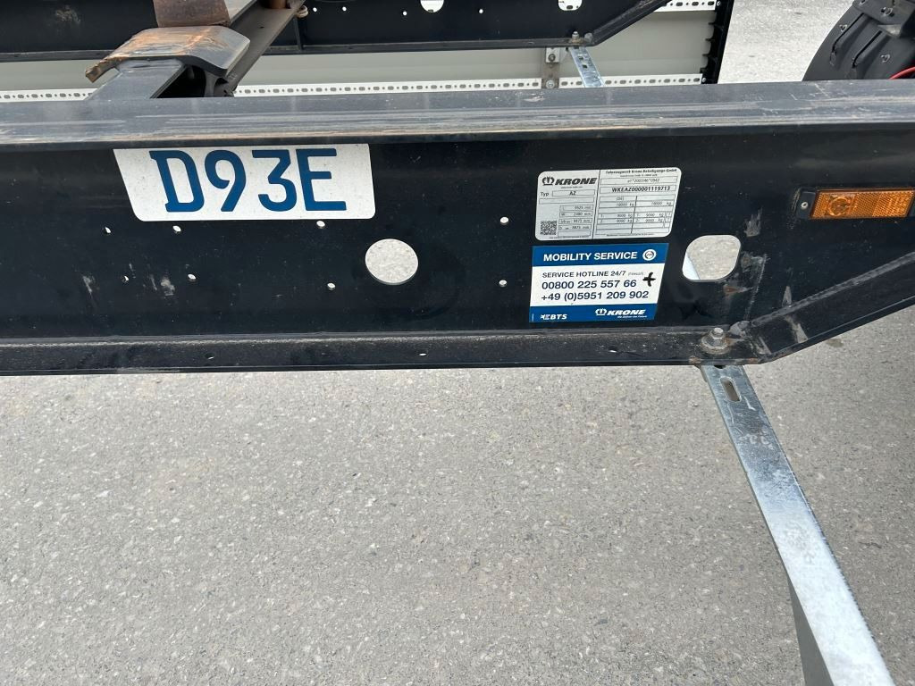 Krone 2 Achswechselfahrgestell, Typ: MAXI AZW 18 eL3B7 - Container transporter/ Swap body trailer: picture 3 Krone 2 Achswechselfahrgestell, Typ: MAXI AZW 18 eL3B7 - Container transporter/ Swap body trailer: picture 3