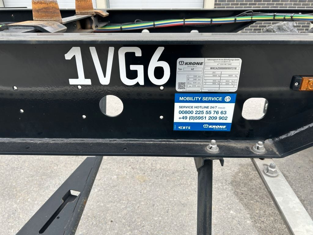 Krone 2 Achswechselfahrgestell, Typ: MAXI AZW 18 eL3B7 - Container transporter/ Swap body trailer: picture 3 Krone 2 Achswechselfahrgestell, Typ: MAXI AZW 18 eL3B7 - Container transporter/ Swap body trailer: picture 3