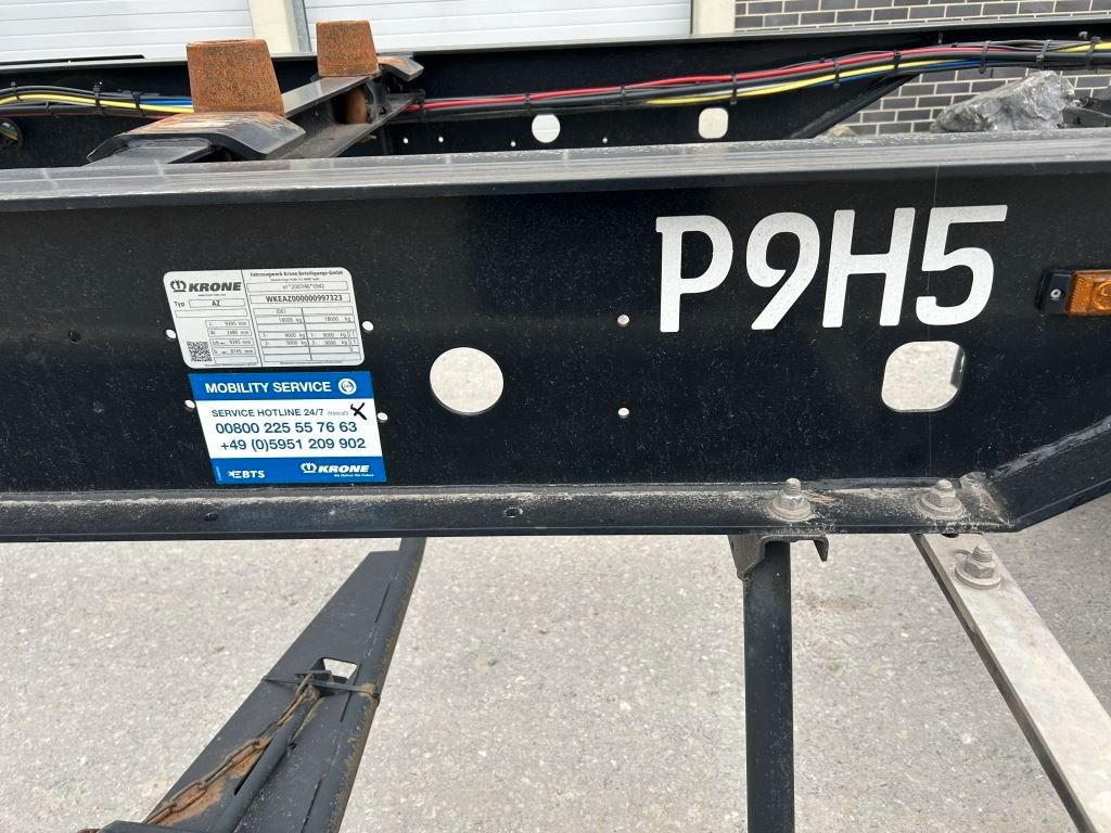 Krone 2 Achswechselfahrgestell, Typ: MAXI AZW 18 eL3B7 - Container transporter/ Swap body trailer: picture 3 Krone 2 Achswechselfahrgestell, Typ: MAXI AZW 18 eL3B7 - Container transporter/ Swap body trailer: picture 3