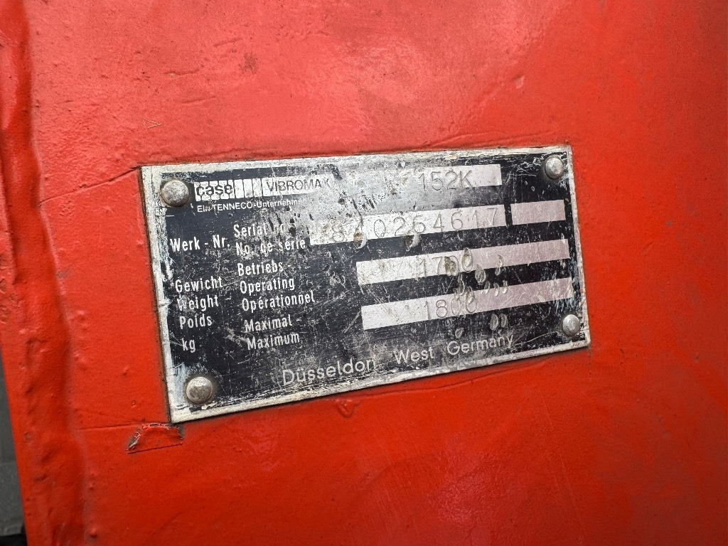 Case Vibromax 152k - Compactor: picture 5 Case Vibromax 152k - Compactor: picture 5