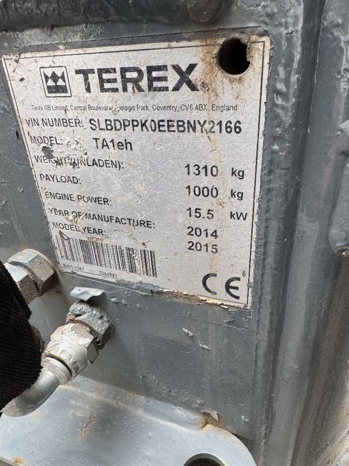 Terex TA 1 EH - Mini dumper: picture 5 Terex TA 1 EH - Mini dumper: picture 5