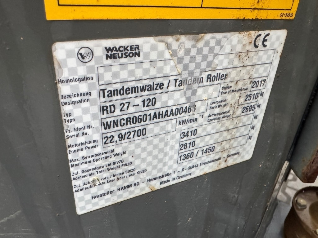 Leasing of Wacker Neuson RD 27-120 Wacker Neuson RD 27-120: picture 12 Leasing of Wacker Neuson RD 27-120 Wacker Neuson RD 27-120: picture 12