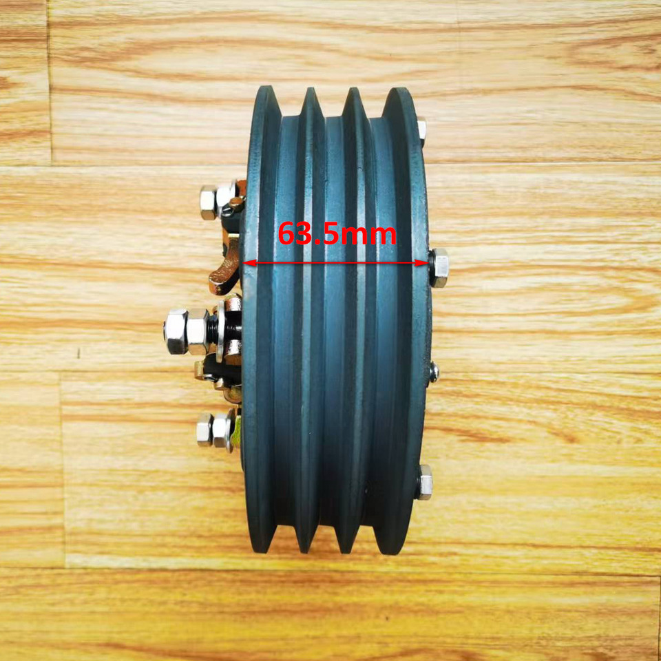 Qingdao Promising 220mm 3 Rib Pulley Clutch Assembly for FLAND FL45 Wheel Loader - Clutch and parts for Wheel loader: picture 4 Qingdao Promising 220mm 3 Rib Pulley Clutch Assembly for FLAND FL45 Wheel Loader - Clutch and parts for Wheel loader: picture 4