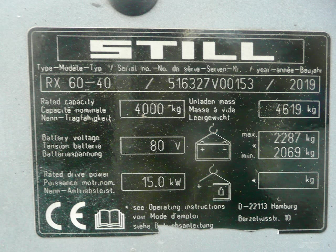 Electric forklift Still RX60-40: picture 11