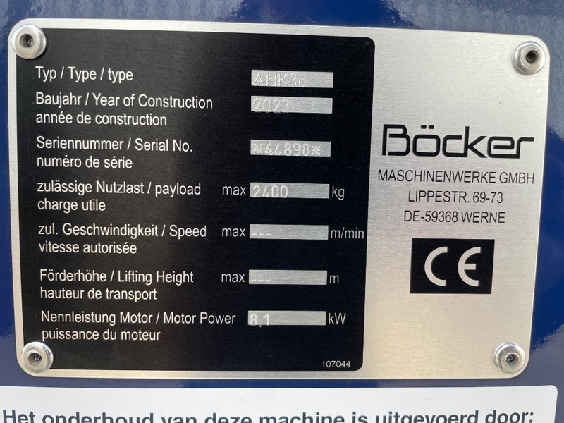 Böcker AHK 36E - All terrain crane: picture 3 Böcker AHK 36E - All terrain crane: picture 3