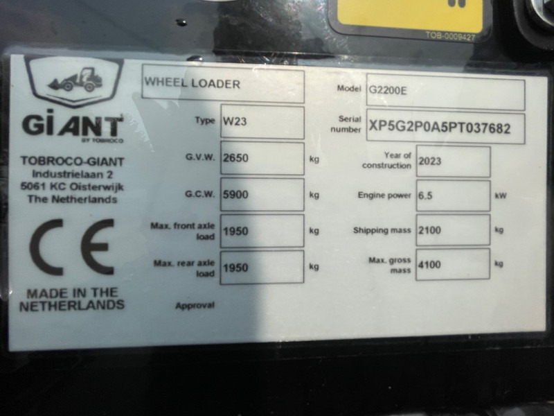 Giant G 2200 E - Wheel loader: picture 3 Giant G 2200 E - Wheel loader: picture 3