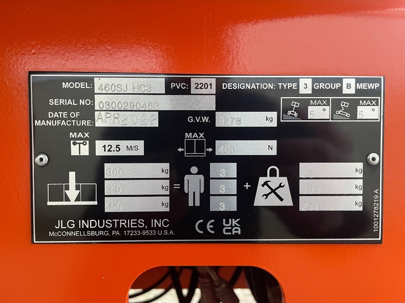 JLG 460 SJ HC3 - Telescopic boom: picture 3 JLG 460 SJ HC3 - Telescopic boom: picture 3
