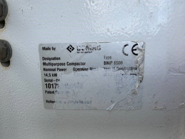 Roller Bomag BMP8500, Radiostyrd vält: picture 14 Roller Bomag BMP8500, Radiostyrd vält: picture 14