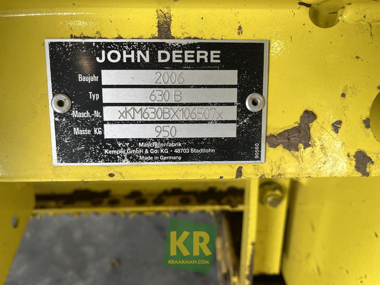 630B John Deere - Forage harvester attachment: picture 5 630B John Deere - Forage harvester attachment: picture 5