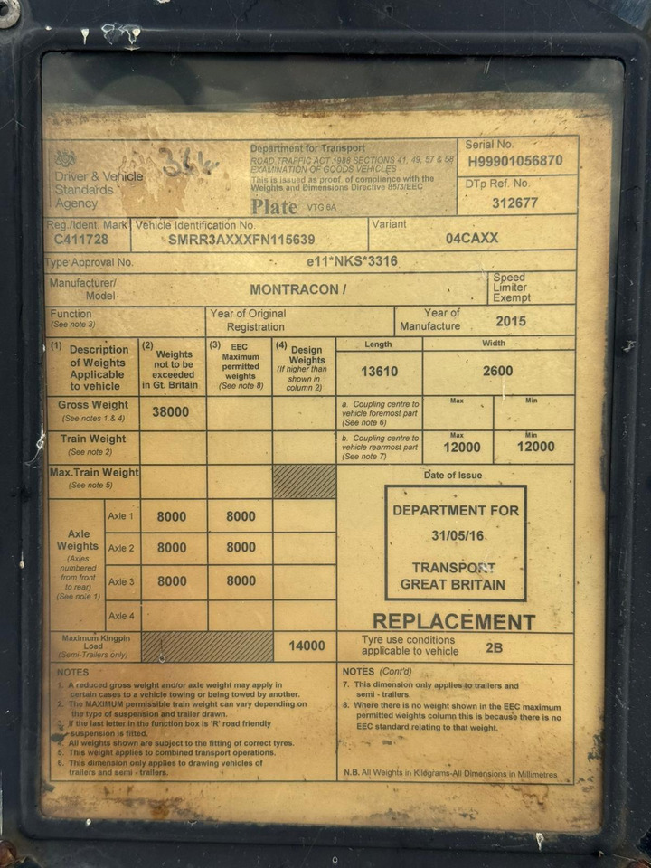 Refrigerated semi-trailer 2009 Schmitz 13.6m Fridge Trailer – CML364: picture 9