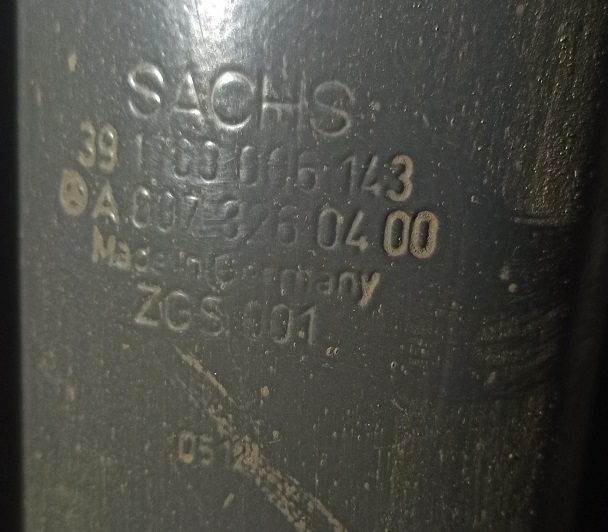 MERCEDES-BENZ Actros MP2 MP3 0073260400 SACHS 131852 - Shock absorber for Truck: picture 2 MERCEDES-BENZ Actros MP2 MP3 0073260400 SACHS 131852 - Shock absorber for Truck: picture 2