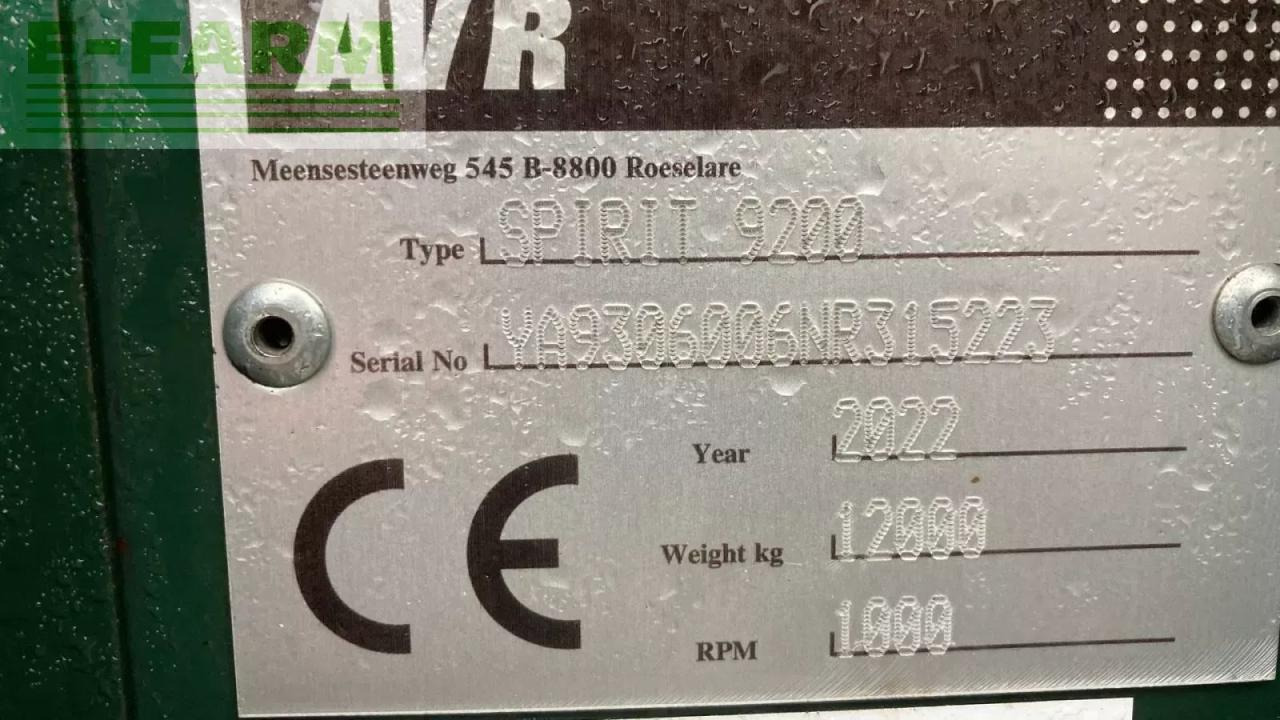 Potato harvester AVR spirit 9200 hjultræk: picture 19 Potato harvester AVR spirit 9200 hjultræk: picture 19