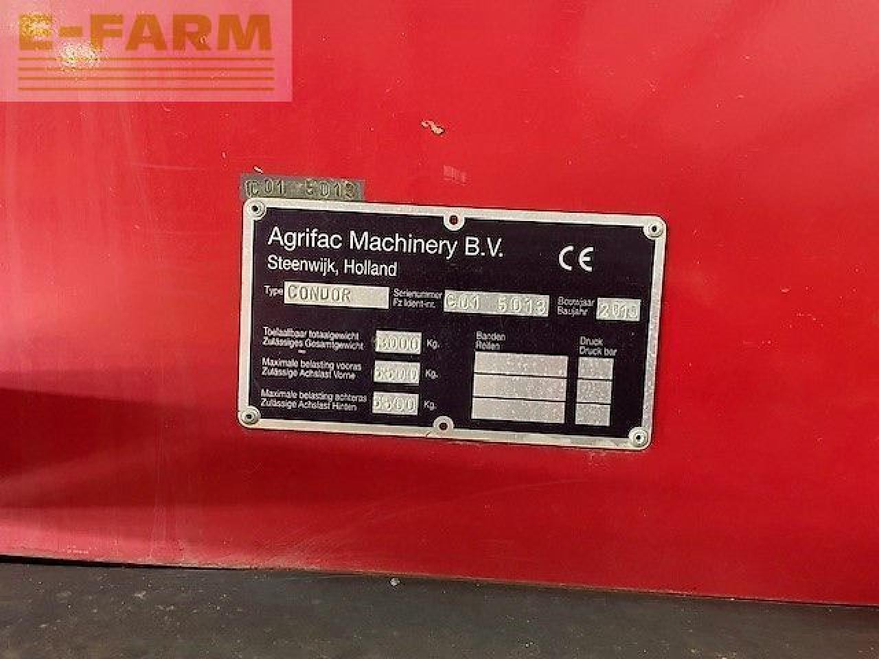 Agrifac g-agrifac-veldspuit 33 mtr - Trailed sprayer: picture 4 Agrifac g-agrifac-veldspuit 33 mtr - Trailed sprayer: picture 4
