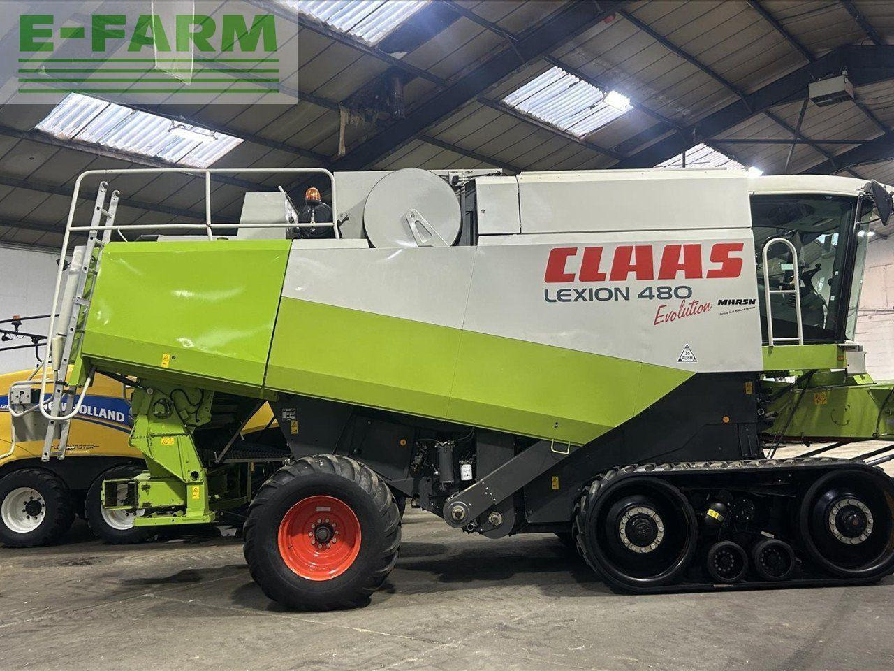 CLAAS LEXION 480 EVOLUTION TT - Combine harvester: picture 4 CLAAS LEXION 480 EVOLUTION TT - Combine harvester: picture 4