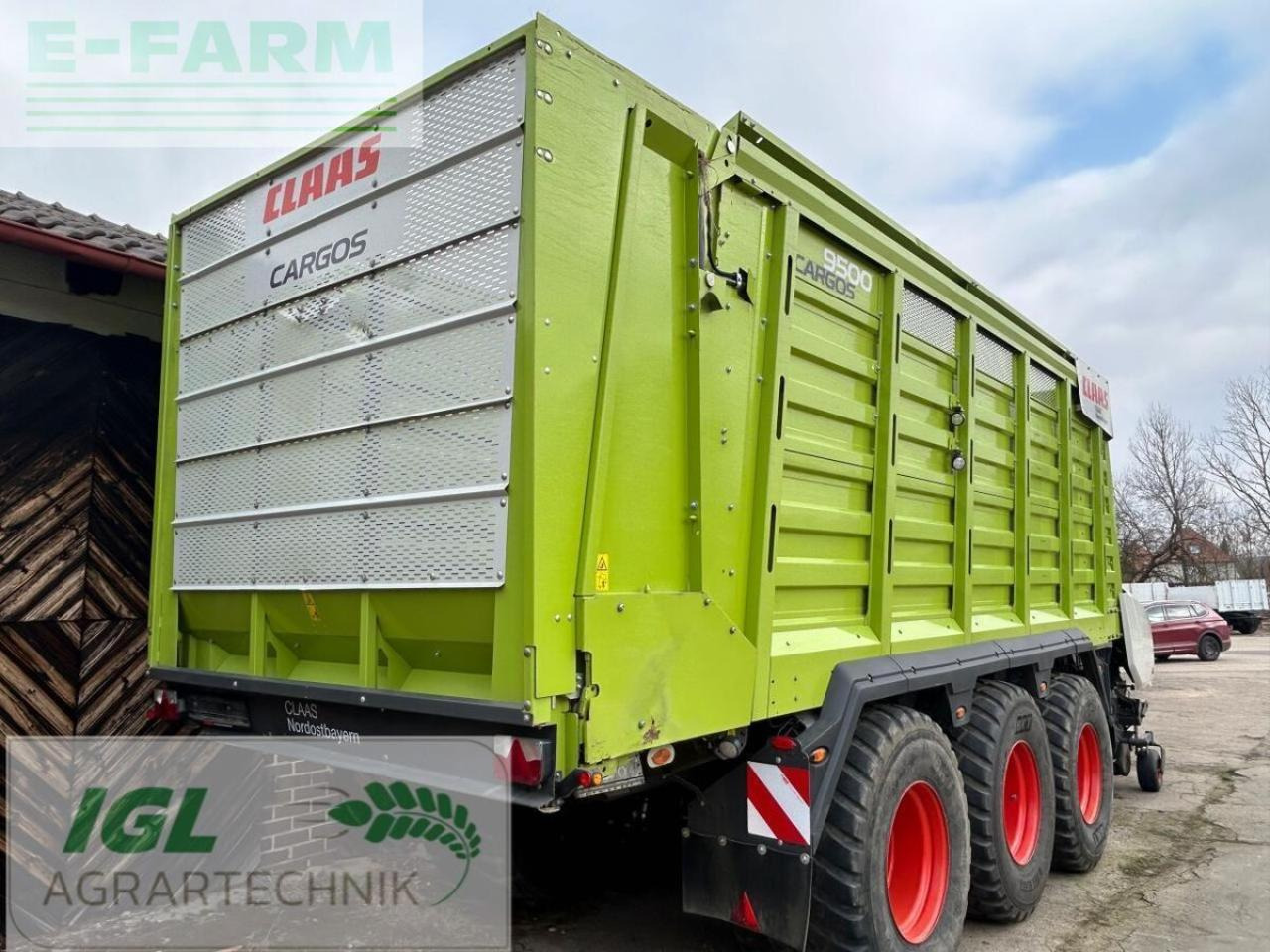 CLAAS carcos 9500 tridem - Farm tipping trailer/ Dumper: picture 4 CLAAS carcos 9500 tridem - Farm tipping trailer/ Dumper: picture 4
