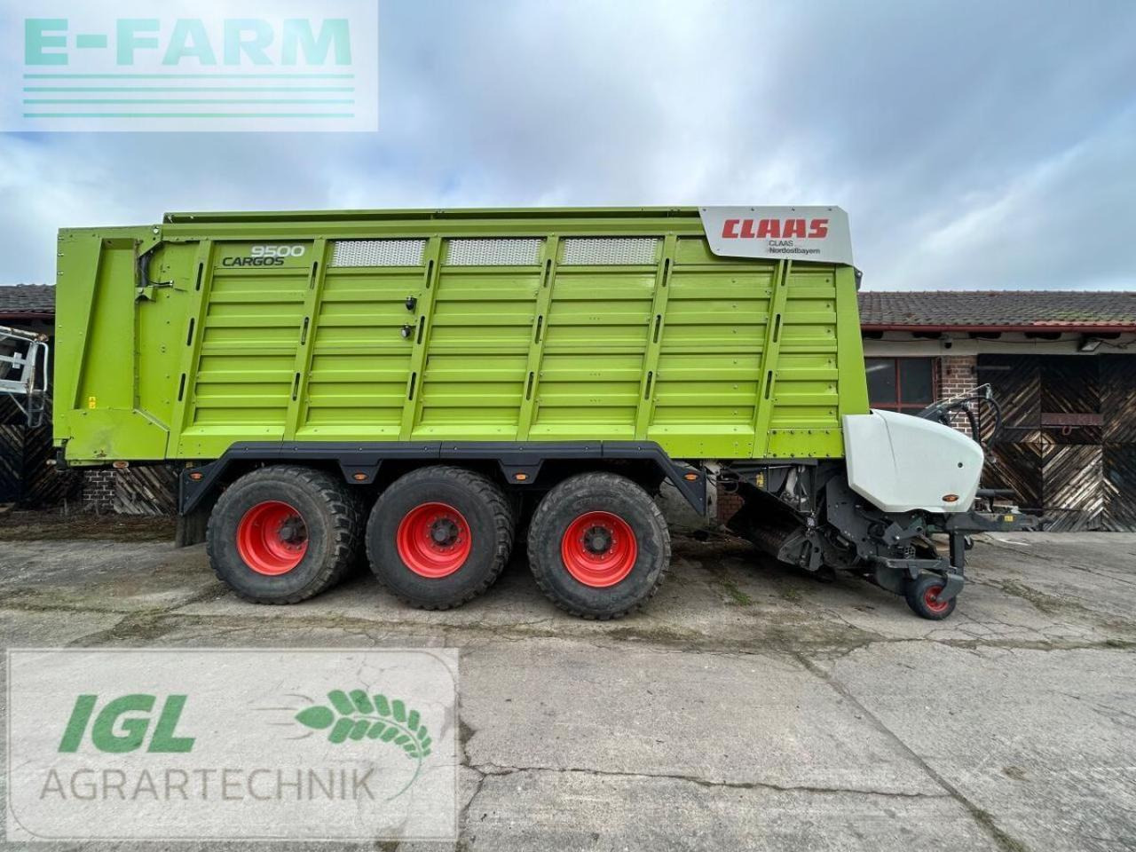 CLAAS carcos 9500 tridem - Farm tipping trailer/ Dumper: picture 3 CLAAS carcos 9500 tridem - Farm tipping trailer/ Dumper: picture 3