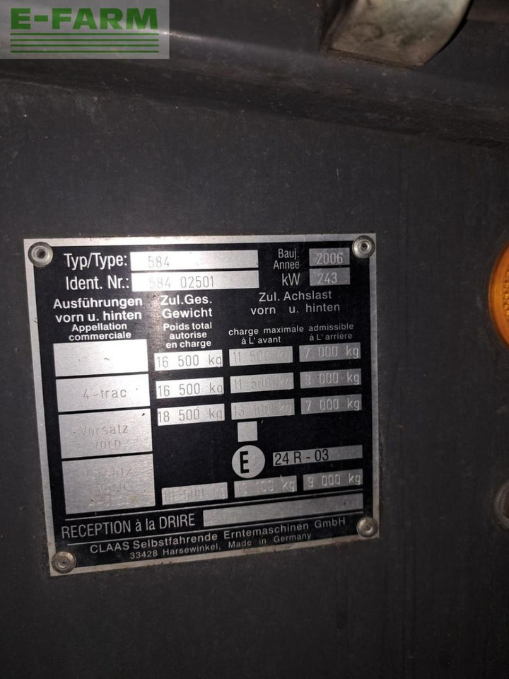 CLAAS lexion 550 - Combine harvester: picture 3 CLAAS lexion 550 - Combine harvester: picture 3