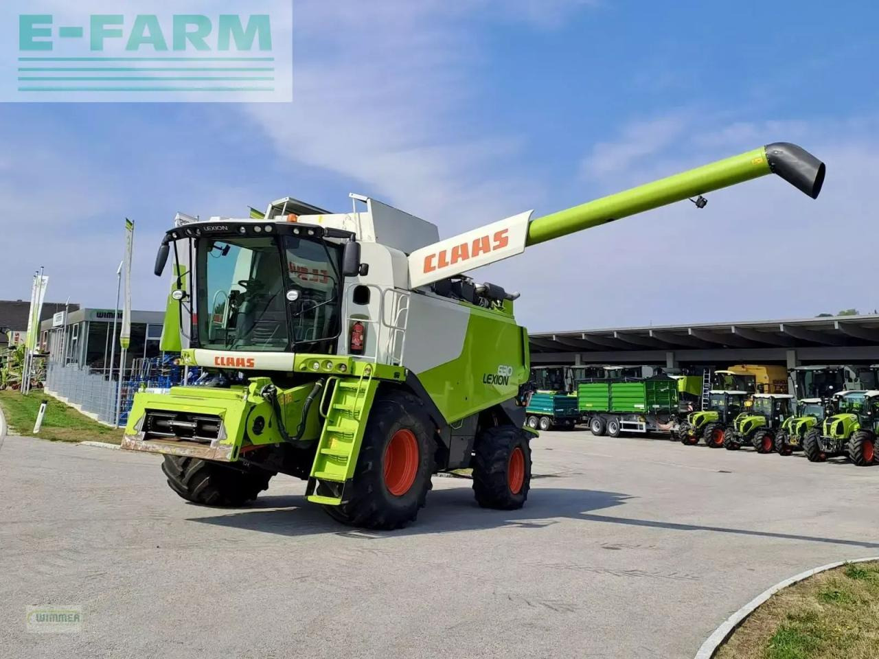 CLAAS lexion 630 - allrad - (gebrauchter lexion 600) - Combine harvester: picture 2 CLAAS lexion 630 - allrad - (gebrauchter lexion 600) - Combine harvester: picture 2