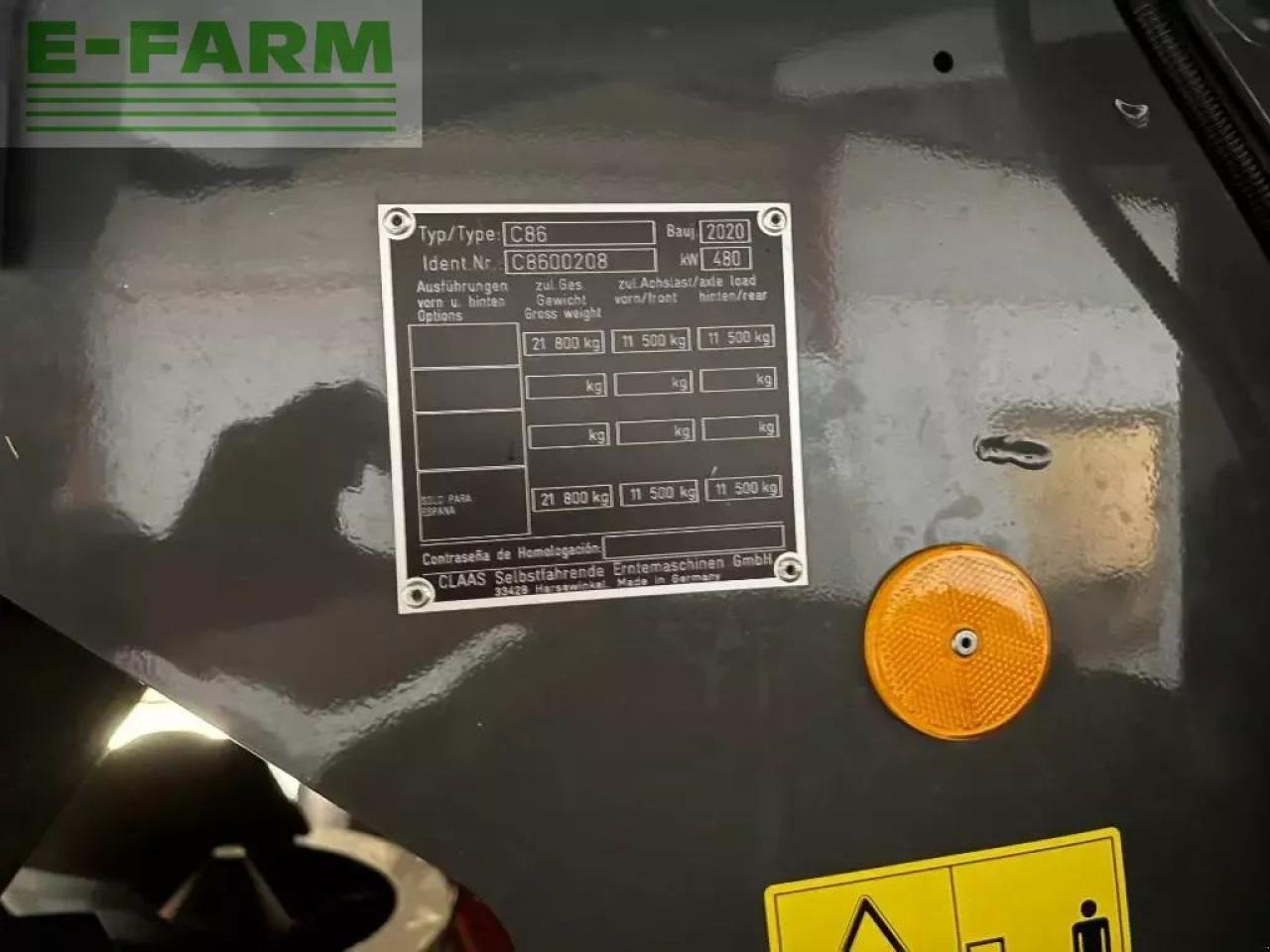 CLAAS lexion 8800 4wd - Combine harvester: picture 5 CLAAS lexion 8800 4wd - Combine harvester: picture 5